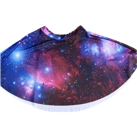 NWOT Blackmilk Galaxy Purple Skater Skirt ~ LIMITED Size Medium - Picture 3 of 10